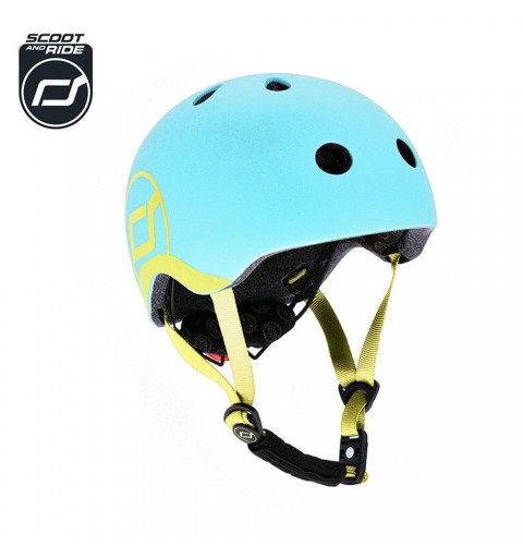 Scoot and Ride Kask - kask dla małych dzieci XXS-S | Blueberry